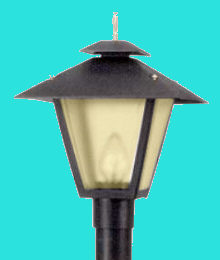 POST HEAD WITH AMBER LENS (EACH)