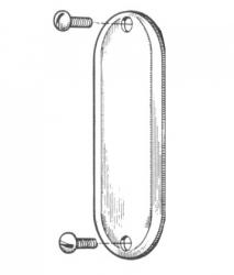 Mulberry; Conduit Fitting Cover And Gasket; Blank; Hub Size: 0.750 IN; Mounting: Screw And Washer; Material: Aluminum; Old Number: 3/4AF35C