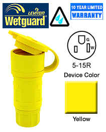 WG YLW RUBBER SB CONN (EACH)
