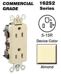 15A/125V DECORA RECEPT (EACH)