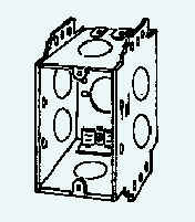 3-3/4 X 2 SQ CRNR SW BOX