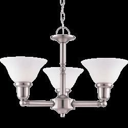 3-LITE CHAND-BRSHD NICKEL