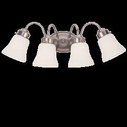 4 LIGHT BATH BRUSHED NICKEL