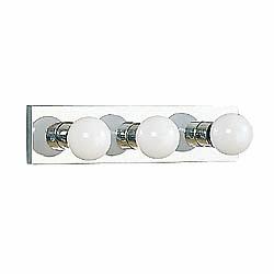 3-BULB CHROME BAR LIGHT