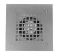 Flush mount grill for use with any 4 in., 6 in. or 10 in. bell.  The grille has a flat white finish.