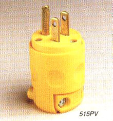 15A125V2P3WPVC GRND PLUG (EACH)
