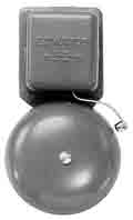 4 inch AC general purpose bell.  Exposed striker.  Enclosed grounded terminal and case.