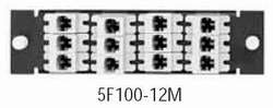 MTO SDX ADAPTER PLATE (METAL), 12F OM4 DUPLEX LC ZIRCONIA CERAMIC SLEEVE INSTALLS IN SDX ENCLOSURES