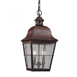 Outdoor Pendant Two Light Weat