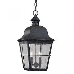Outdoor Pendant Two Light Oxid