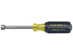 9 mm Cushion-Grip Hollow-Shank Nut Driver - 3'' (76 mm)-Shank