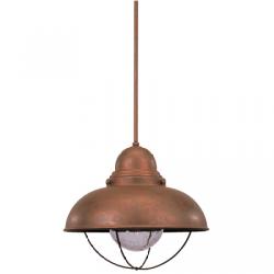 1L Pendant Weathered Copper