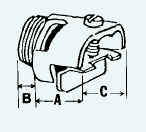 3/8-1/2 IN DUPLEX BOX CONN