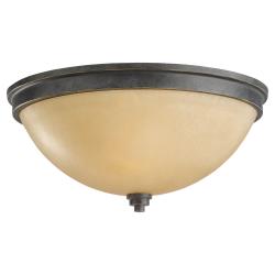 TWO LIGHT CEILING FLUSH MOUNT