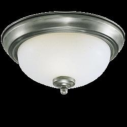1 LIGHT CEILING BRUSHED NICKEL