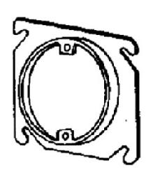 4 IN SQ 1/2 IN RSD SGL DVC CVR