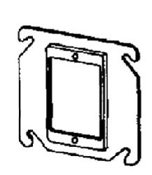 4 IN SQ 1/4 IN RSD SGL DVC