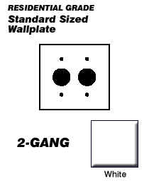 2G 2-SINGLE LCK RECEPT PLASTIC (EACH)