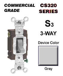 3W 20A COMM SW (EACH)