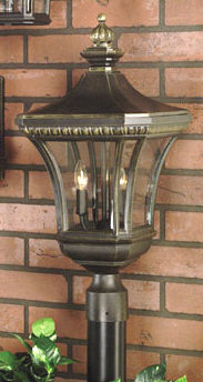 POST LAMP 3-60W CAND (EACH)