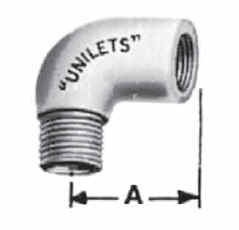90 DEG 3/4 M & F ELBOW 51091-1 (EACH)