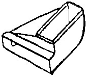 VENTILATION REVERSE ELBOW RIGH (EACH)