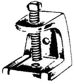 BEAM CLAMPS 3/8-16 TAPPED HOLE (EACH)