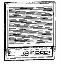 8 IND SPKR W/CONT, EGGWHITE (EACH)