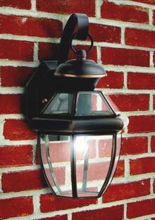 OUTDOR WALL BLACK 1-150W MED (EACH)