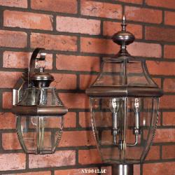 OUTDOOR 3L POST LANTERN AGED C (EACH)