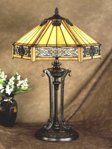 TIFF TABLE LAMP 2-75W MED (EACH)