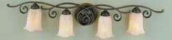CORINTHIAN BRONZE VANITY 4 - E 100W