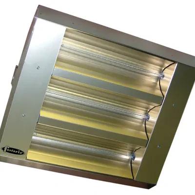 Electric Infrared Heater, Fostoria, 4.8 KW, 208 V, Dimensions- 24 Length X 21-1/2 Width X 10-7/8 Height IN, 1/3 PH, Stainless Steel Housing, Mul-T-Mount, BTU Rating- 16382, THSS Se...