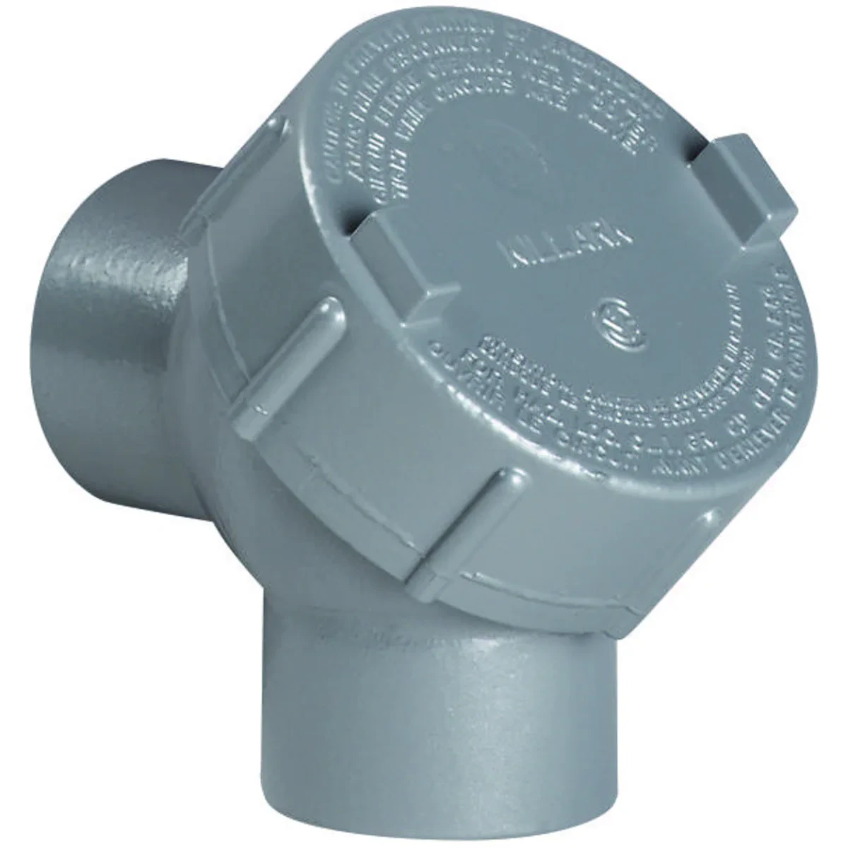 Y SERIES - ALUMINUM 90-DEGREE CAPPED ELBOW - FEMALE/FEMALE - HUB SIZE1-1/4 INCH