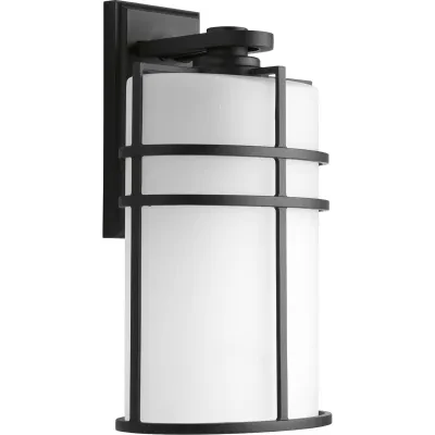 Inspired by the modern mission movement, the Format collection is comprised of an oval form factor with grid overlay. Etched glass shades and a Black finish complete the one-light...
