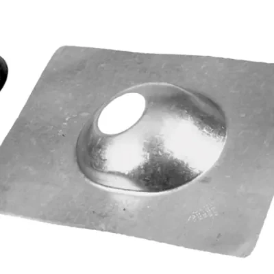 1-1/4" Galvanized Roof Flashing with Neoprene Seal