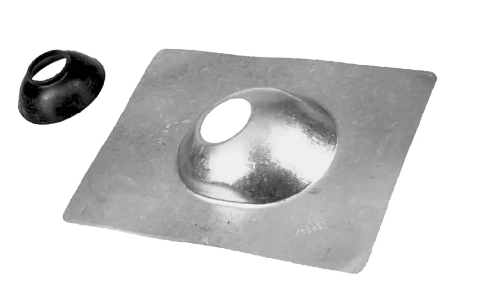 2" Galvanized Roof Flashing with Neoprene Seal