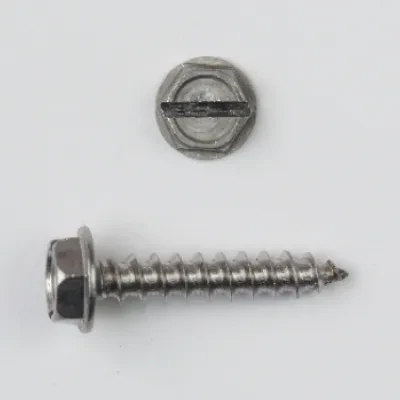 PECO FASTENERS 12 X 1-1/4 HWH T/S 18-8 SS 100 PER JAR