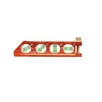 ACCU-BEND™ Level, 4 Vial, Level with patented magnet track prevents powerful Rare-Earth magnets from falling out