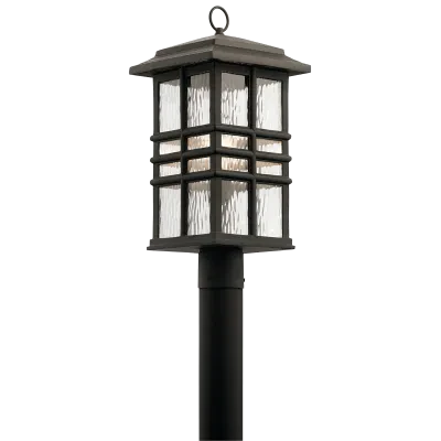 Inspired by classic craftsman architecture, This Beacon Square 1 light outdoor post lantern's clean lines deliver a transitional and versatile style. Crafted from Kichler's Climate...