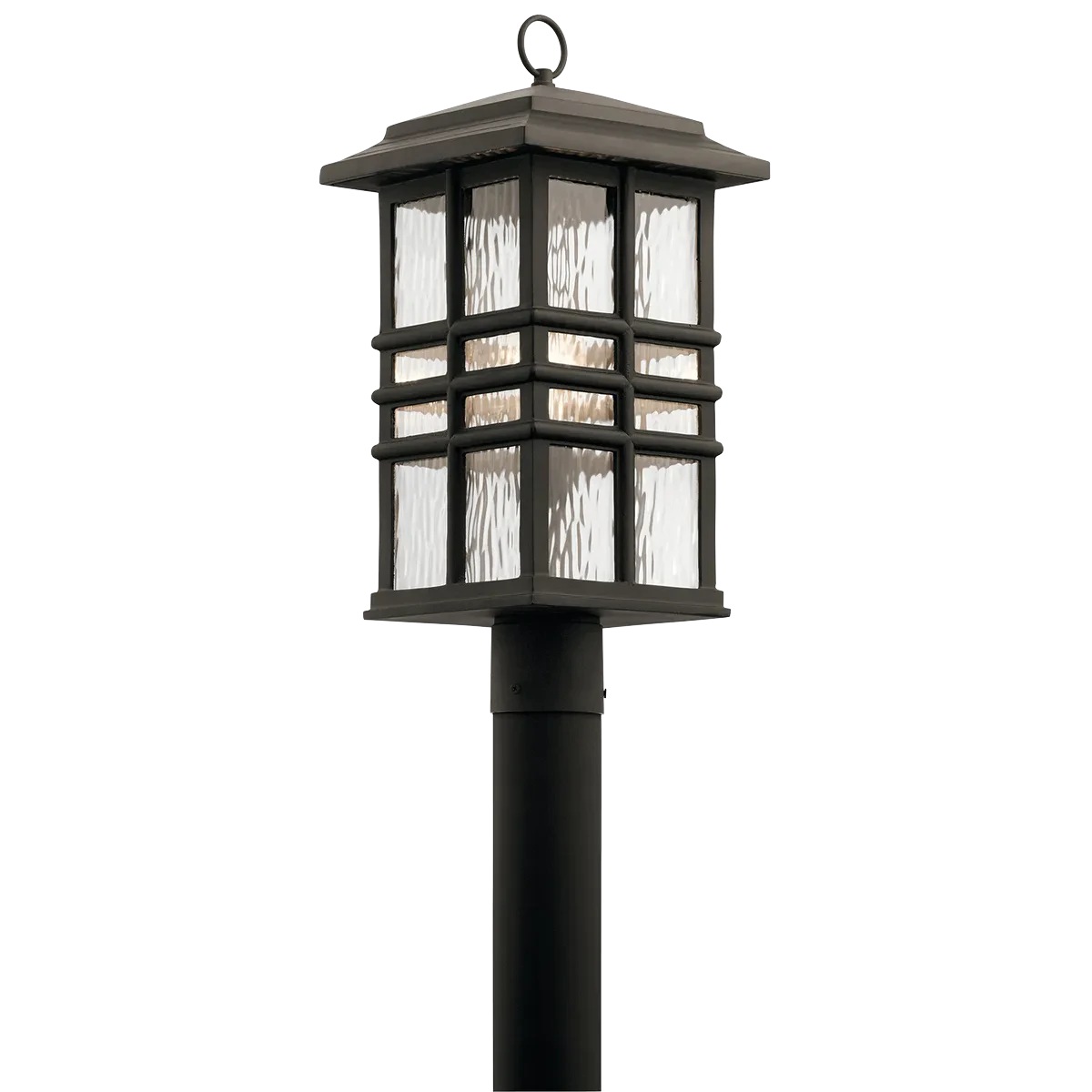 Inspired by classic craftsman architecture, This Beacon Square 1 light outdoor post lantern's clean lines deliver a transitional and versatile style. Crafted from Kichler's Climate...