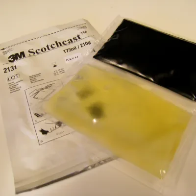 3M™ Scotchcast™ Electrical Resin 2131 is a 2 part, flame retardant compound, useful for coating cable jackets when splicing or repairing mine and portable cables. This permanent, p...