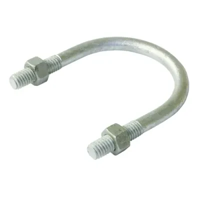 5/16-18 x 2-3/16 x 1 U Bolt & Nut USA Made Galvanized