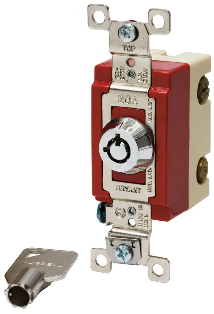 Bryant Electric 4901RKL Keylock Switch product image