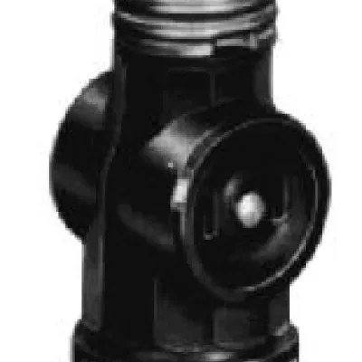 Two Outlet Socket Adapter, Black