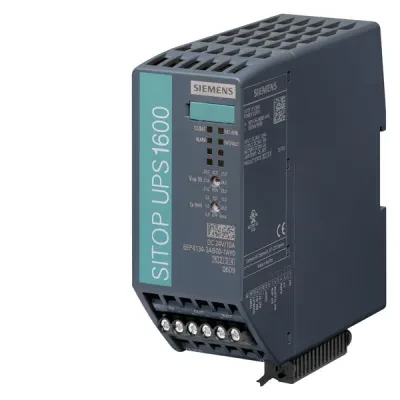 SITOP UPS1600 10A USB UNINTERRUPTIBLE POWER SUPPLY WITH USB INTERFACE INPUT 24 V DC OUTPUT 24 V/10 A DC