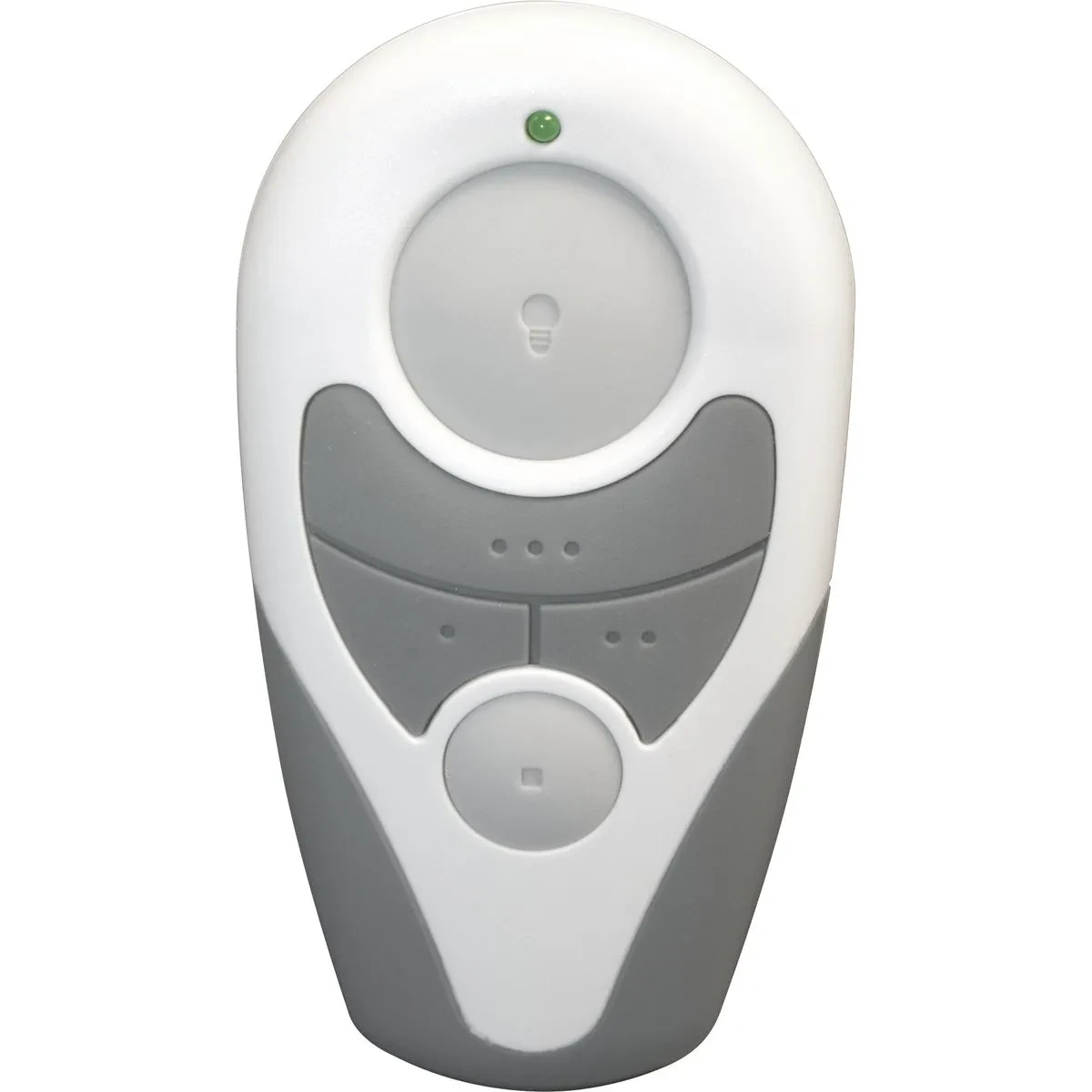 Universal ceiling fan and light remote control provides fan speed control and full range light dimming. Add to most ceiling fans for added convenience. For single pole applications.