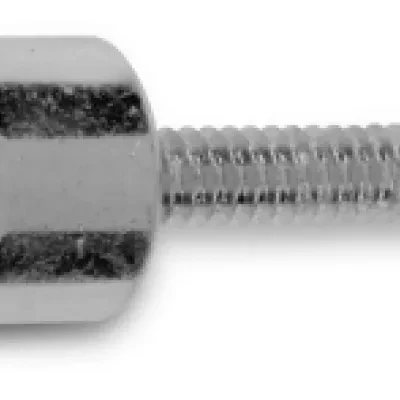 PECO FASTENERS 1/4-20 ROD SIZE 1" SHANK STEEL VERTICAL HANGER 100 PER BOX