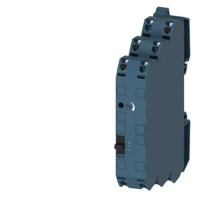 SIGNAL CONVERTER WITH MANUAL-AUTO 24V AC/DC, 3-WAY ISOLATION "IN 0 TO 10 V 0/4 TO 20 MA "OUT 0 TO 10 V 0/4 TO 20 MA SPRING-TYPE TERMINAL