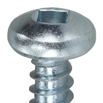 Pan Head Self Drilling Screw, Steel material, #10 x 1-1/2 in. Size, Zinc Plated Finish, Square drive type, #2 bit size